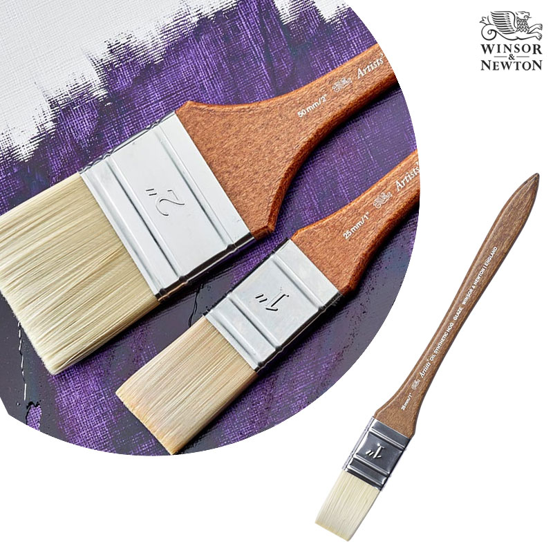 Winsor&Newton �����ش�ư ��ȭ�� ��Ƽ��Ʈ �ż�ƽ ȣ�� �۷����� �귯�� Size1in