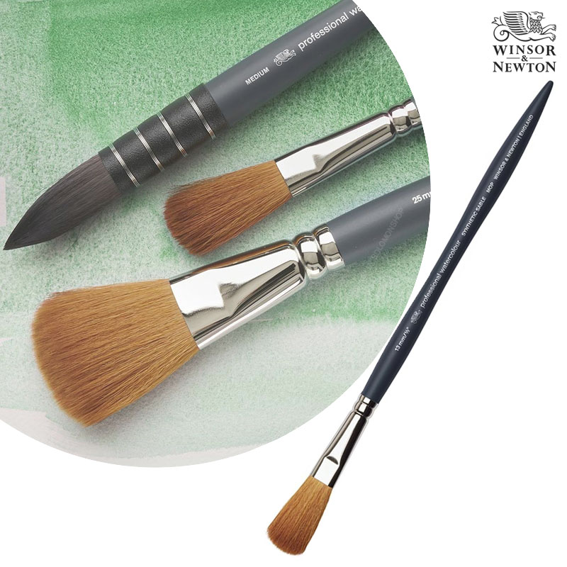 Winsor&Newton �����ش�ư ��ä�� ������ų� �ż�ƽ ���̺� �� �귯�� 1/2in 13mm