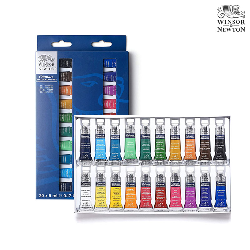 Winsor&Newton �����ش�ư ��Ʈ�� ��ä���� 5ml 20����Ʈ