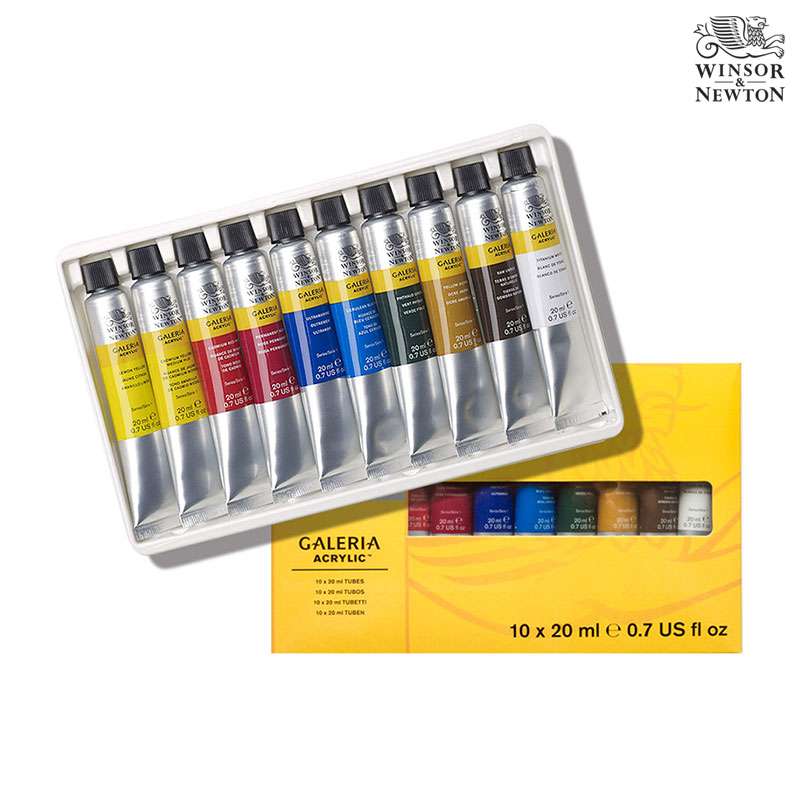 Winsor&Newton �����ش�ư ��Ʈ�� ��ä���� 20ml 10����Ʈ