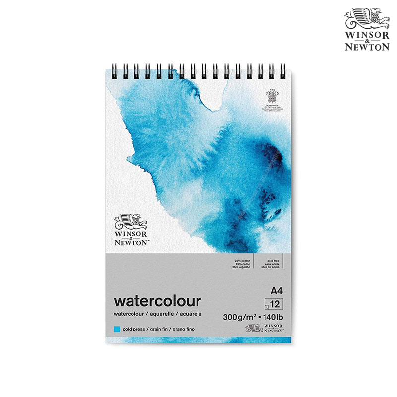 Winsor&Newton �����ش�ư ��ä�е� �߸� A4 300g 12���� ������
