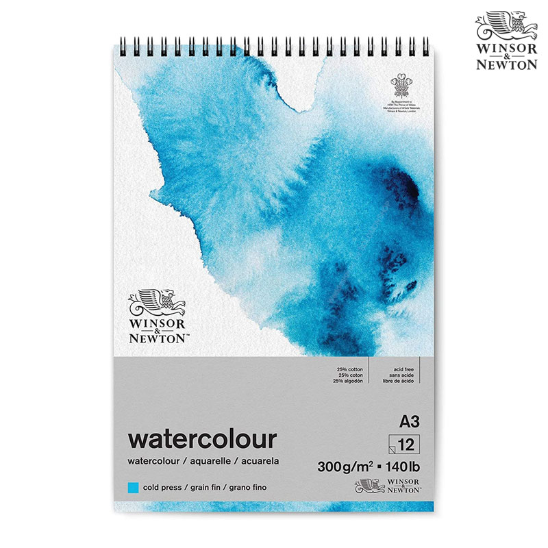 Winsor&Newton �����ش�ư ��ä�е� �߸� A3 300g 12���� ������