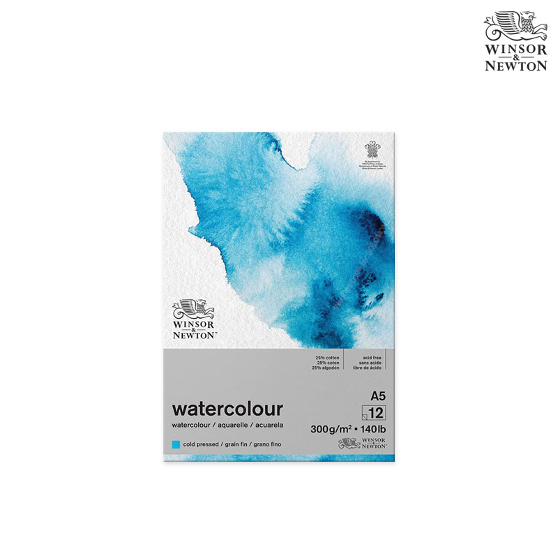 Winsor&Newton �����ش�ư ��ä�е� �߸� A5 300g 12���� 1������