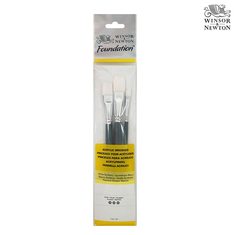 Winsor&Newton �����ش�ư �Ŀ�̼� ���ڵ� ��ũ���귯�� ��귯�� 3����Ʈ