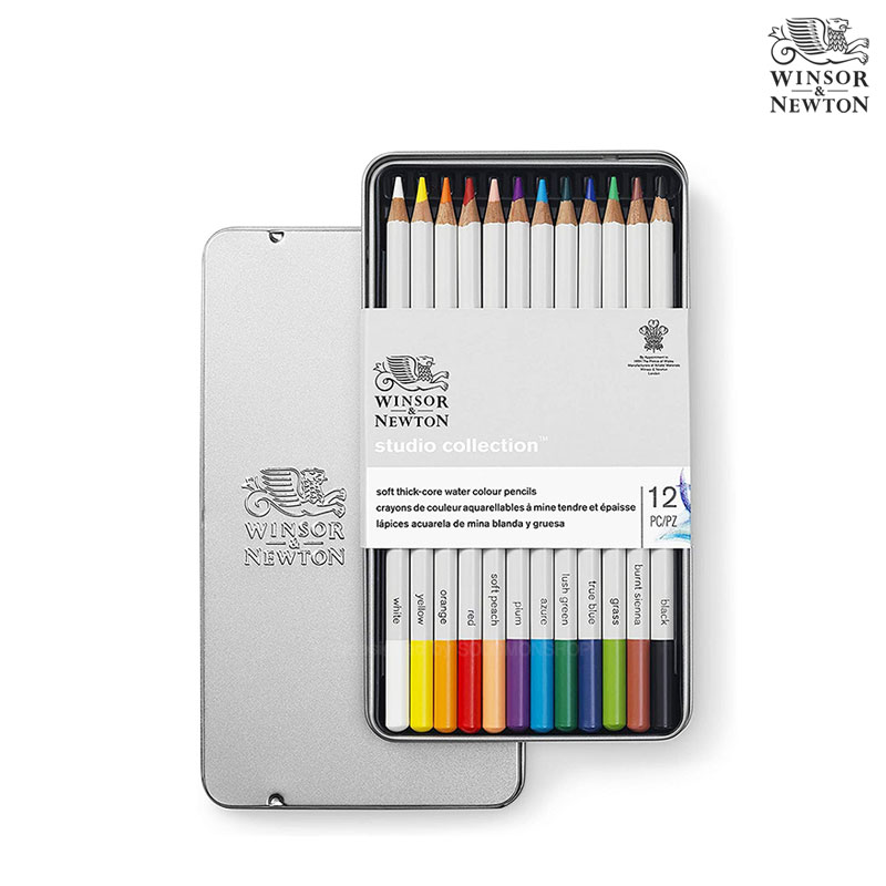 Winsor&Newton �����ش�ư ��ä������ 12�� ƾ���̽���Ʈ