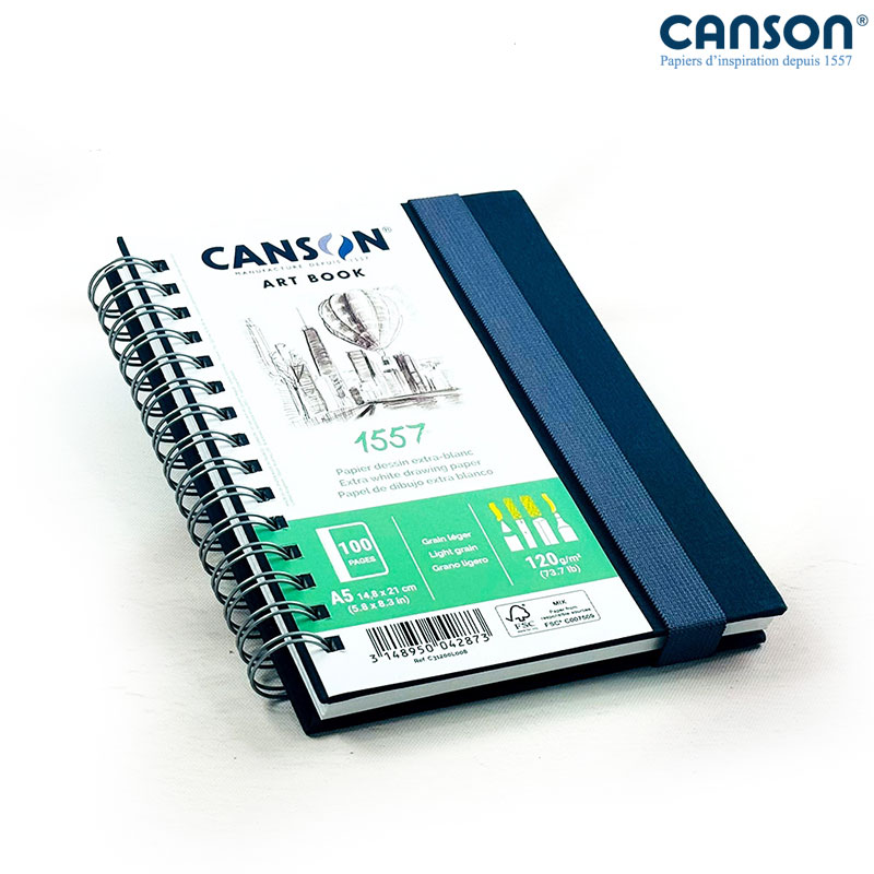 Canson ĵ�� ��Ʈ�� 1557 Ʈ���� ����׺� 120g 21x14.8cm 50��/A5����ġ��
